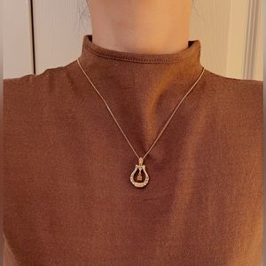 Japan Necklace with Rhinestone